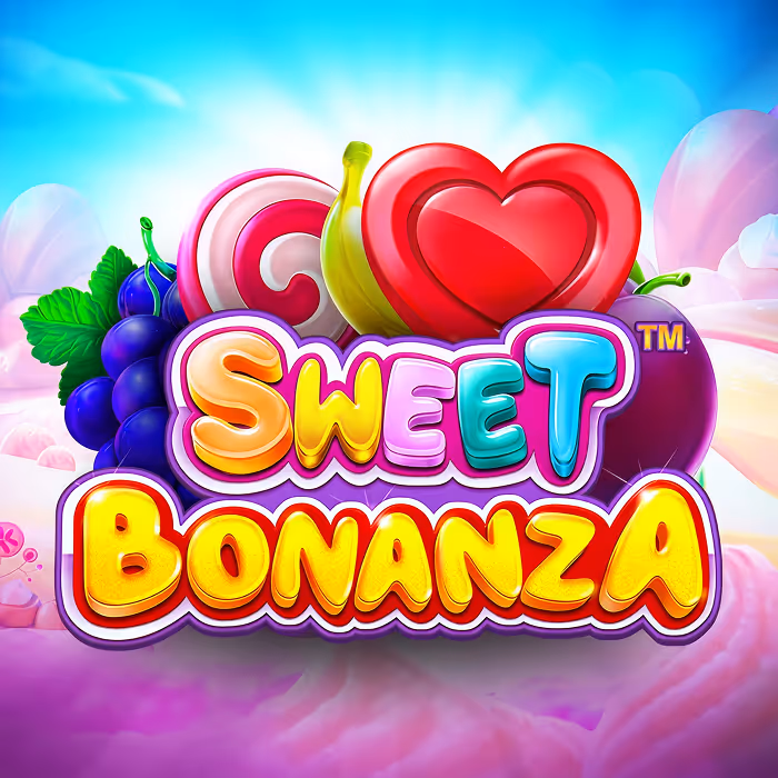 Sweet Bonanza slot with cascading reels and candy-themed multipliers
