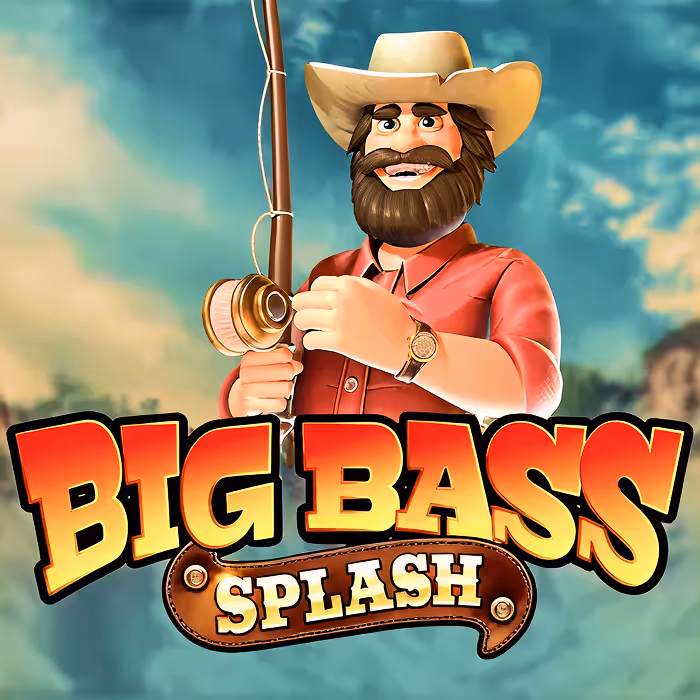 Big Bass Splash fishing-themed slot with free spins and multipliers