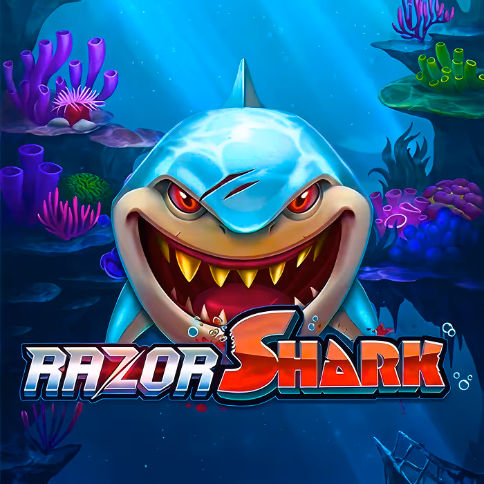 Razor Shark underwater adventure slot with expanding reels and sharks